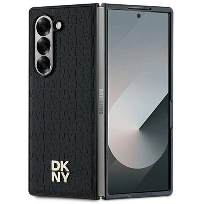 Etui DKNY Repeat Pattern Stack Logo do Samsung Galaxy Z Fold 6 Czarny