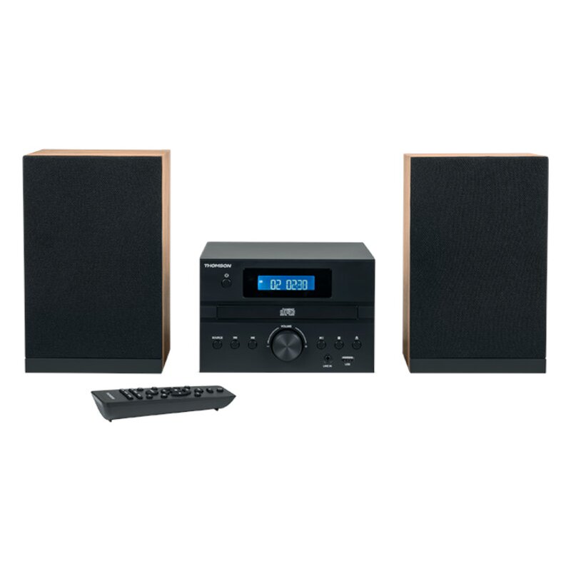 Thomson Mini COSY Bluetooth Bass Boost CD Radio FM 50W Czarna