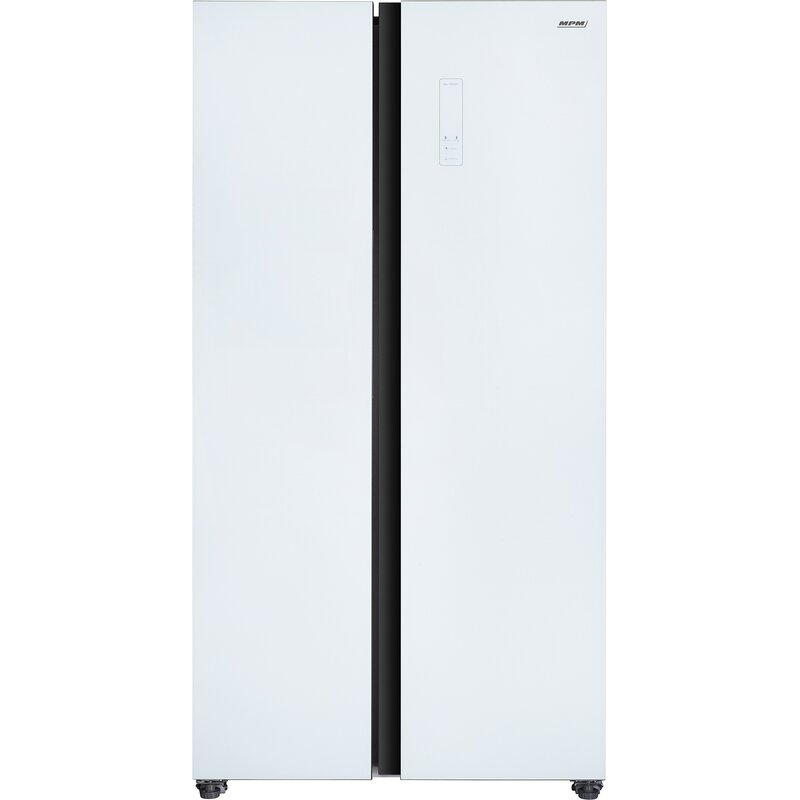 MPM SBS MPM-427-SBS-05/NL Pełny No Frost 177cm Komora świeżości Białe szkło