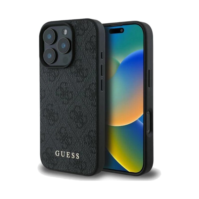 Etui GUESS 4G Classic do Apple iPhone 16 Pro Czarny