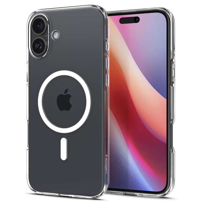 Etui SPIGEN Liquid Crystal Mag MagSafe do Apple iPhone 16 Przezroczysty