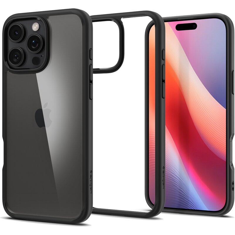Spigen Ultra Hybrid do iPhone 16 Pro Przezroczysto-czarny