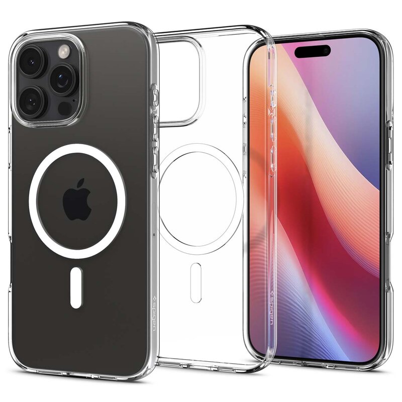 Etui SPIGEN Liquid Crystal Mag MagSafe do Apple iPhone 16 Pro Przezroczysty