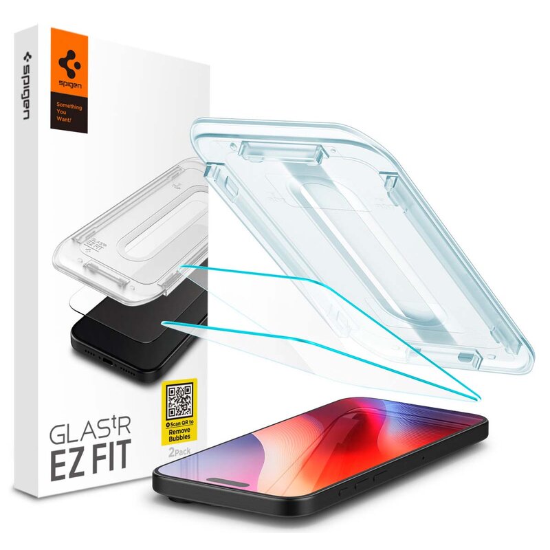 Szkło hartowane SPIGEN Glas.TR EZ Fit do Apple iPhone 16 Pro Max/17 Pro Max Przezroczysty (2 szt.)