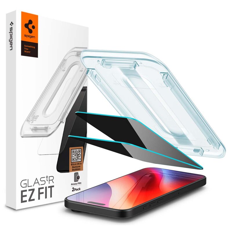 Szkło prywatyzujące SPIGEN Glas.TR EZ Fit Privacy do Apple iPhone 16 Pro Max/17 Pro Max (2 szt.)