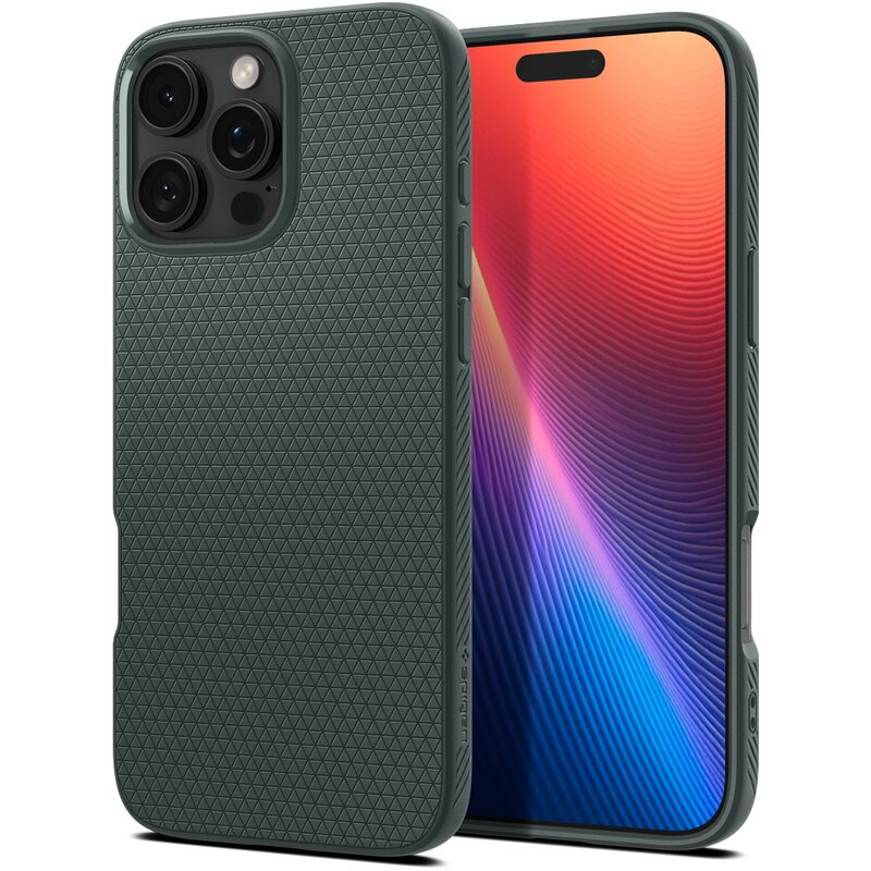 Etui SPIGEN Liquid Air do Apple iPhone 16 Pro Max Zielony