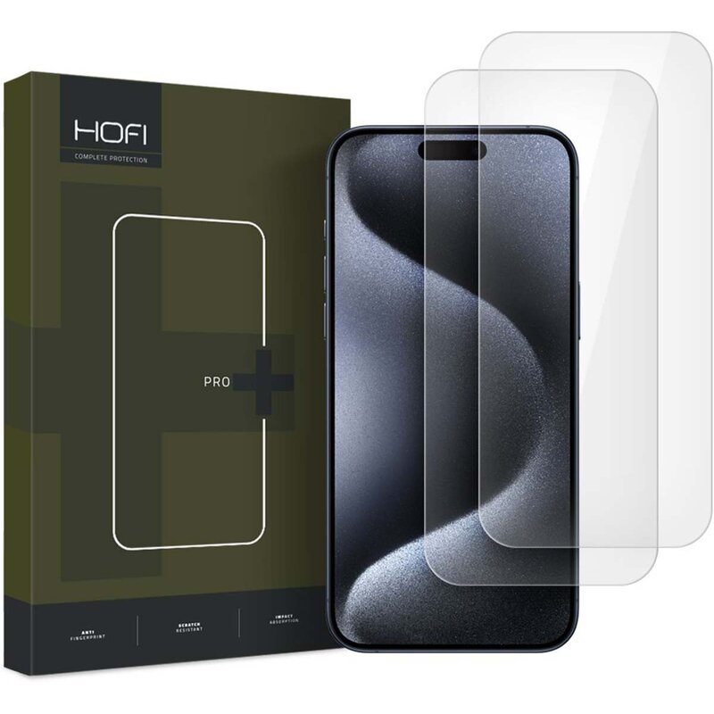 Szkło hartowane HOFI Glass Pro+ do Apple iPhone 16 Pro Max/17 Pro Max Przezroczysty (2 szt.)
