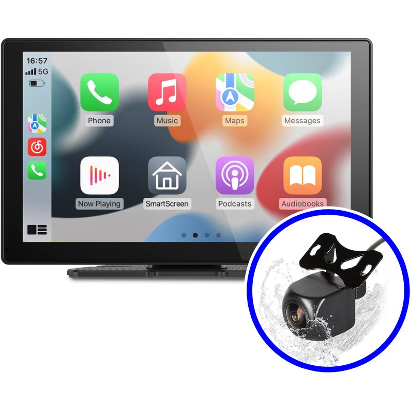 Tablet NEXADIO CP200 Bezprzewodowy CarPlay Czarny