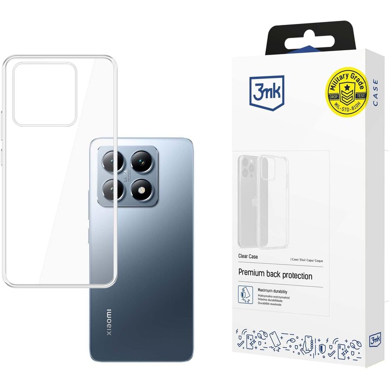 3mk Clear Case do Xiaomi 14t Przezroczysty