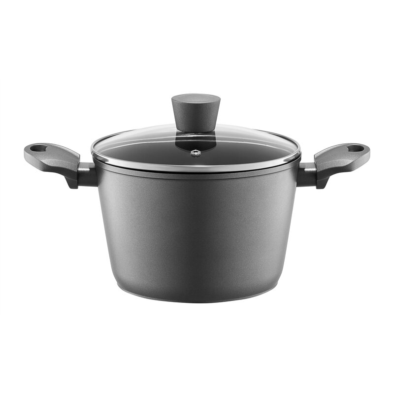 Garnek z pokrywką AMBITION VERSO wysoki Qualum Ceramic 24 cm / 6,6 l