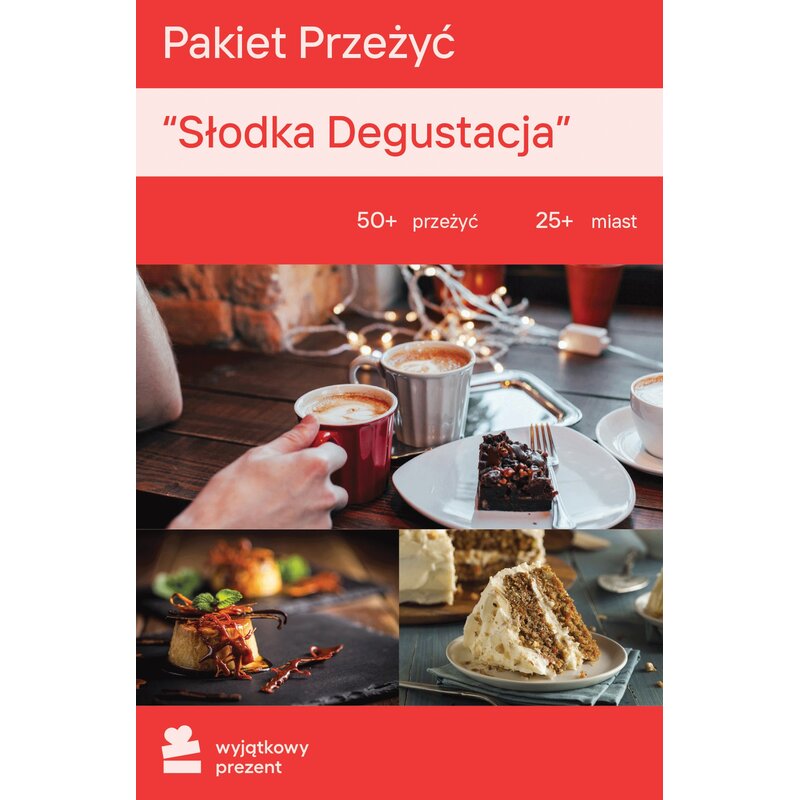 Karta podarunkowa WYJĄTKOWY PREZENT Słodka Degustacja
