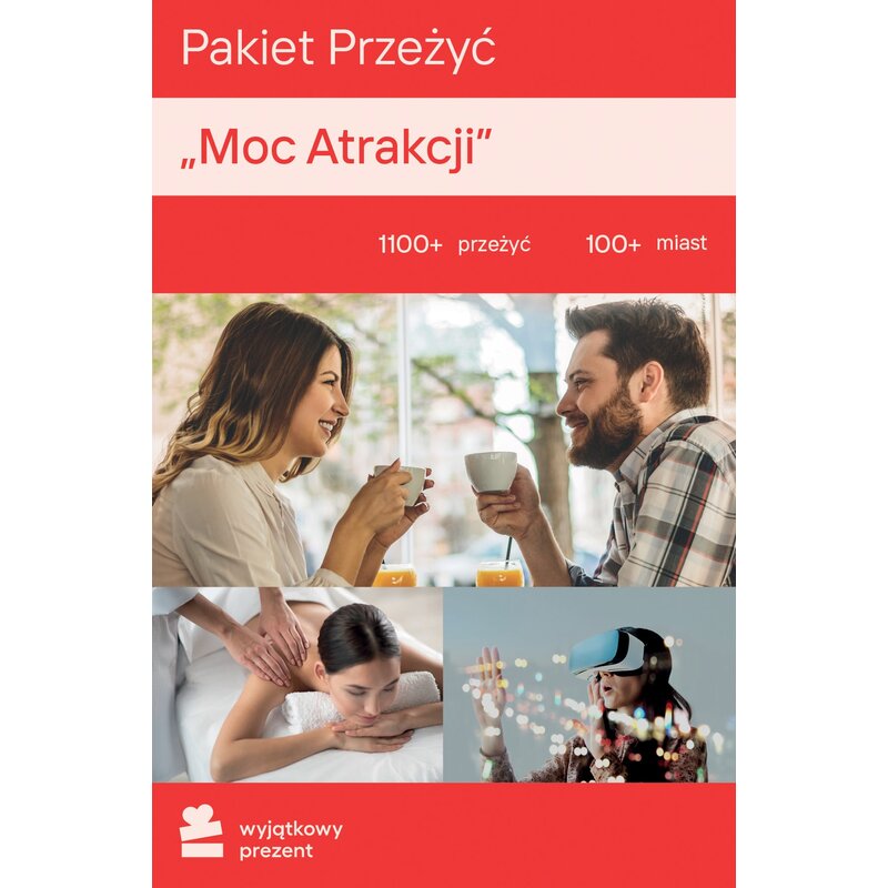 Karta podarunkowa WYJĄTKOWY PREZENT Pakiet Przeżyć - Moc Atrakcji