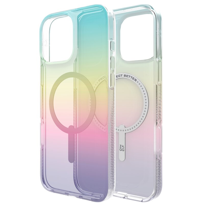 Etui ZAGG Milan Snap Magsafe Iridescent do Apple iPhone 16 Pro Max Wielokolorowy
