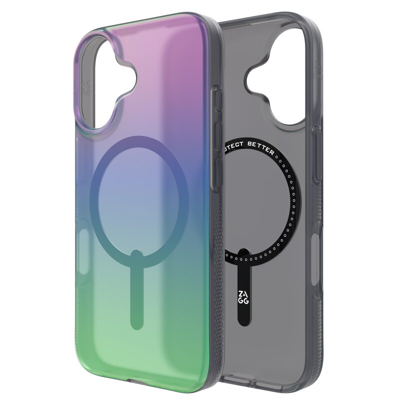Etui ZAGG Milan Snap Magsafe Raven Feather do Apple iPhone 16 Wielokolorowy