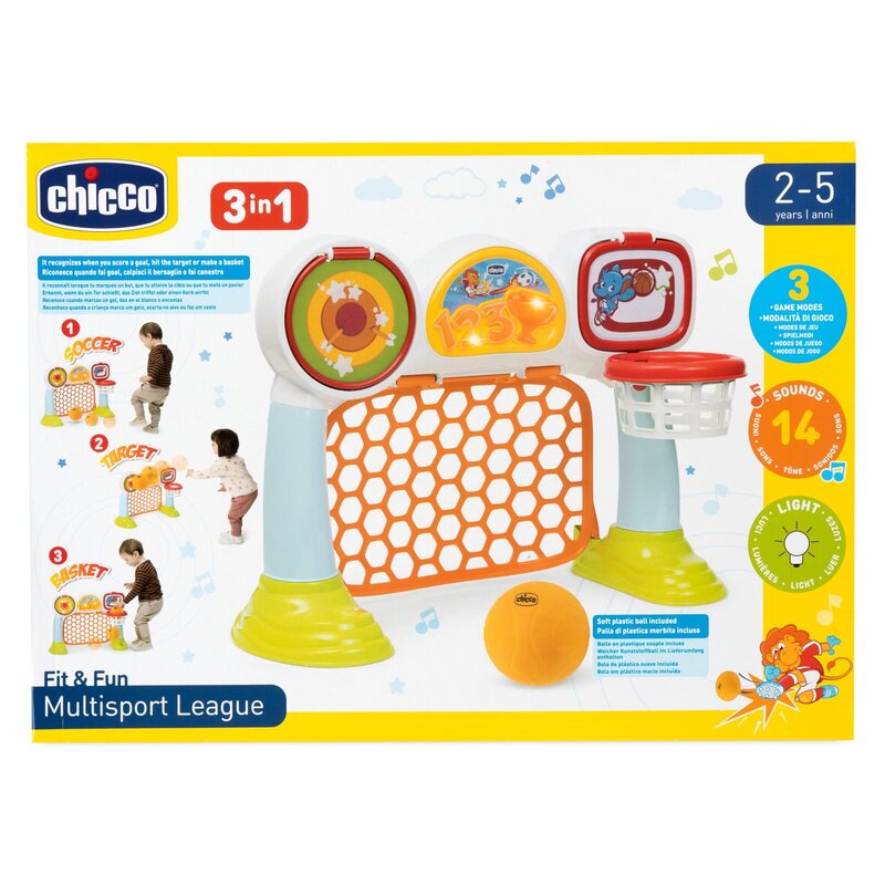Zabawka interaktywna CHICCO Fit&Fun Liga Multisportowa 00009811000000