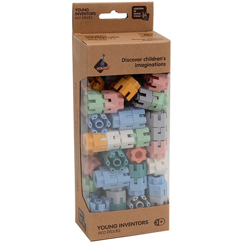 Klocki plastikowe ASKATO Klocki małych geniuszy Śrubki 123608