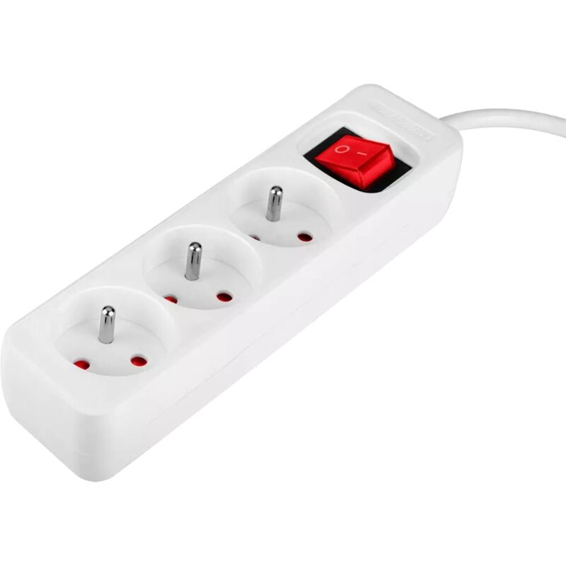 Przedłużacz NEO TOOLS 90-176 1.5 m Biały