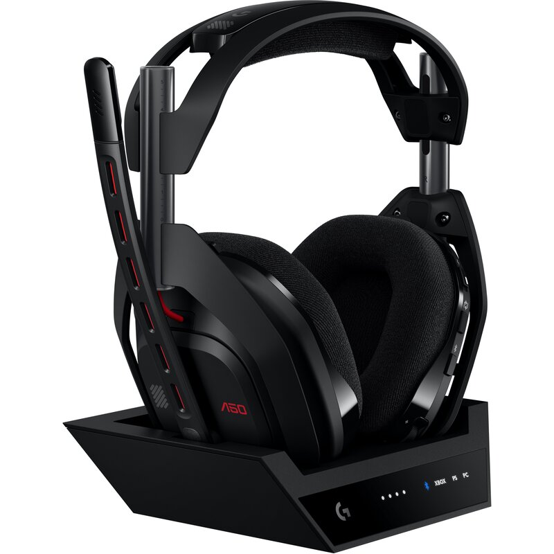 Słuchawki LOGITECH Astro A50 (Gen 5) Bezprzewodowe, Nauszne, Dźwięk przestrzenny Czarny