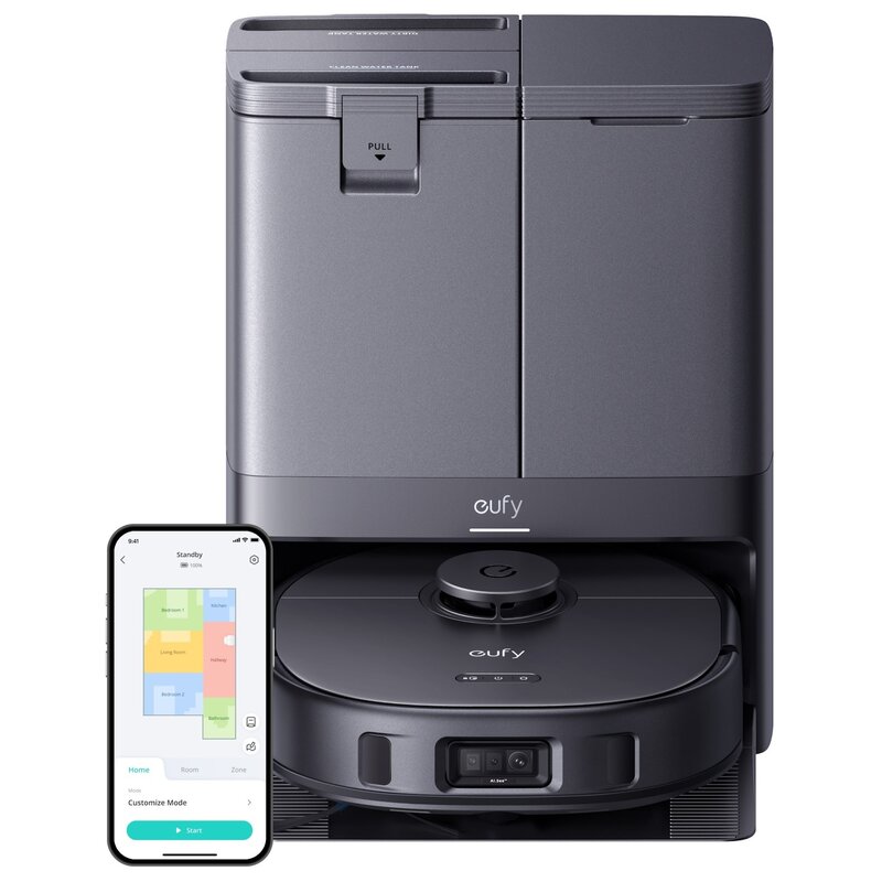 Eufy Robot sprzątający X10 Pro Omni Czarny