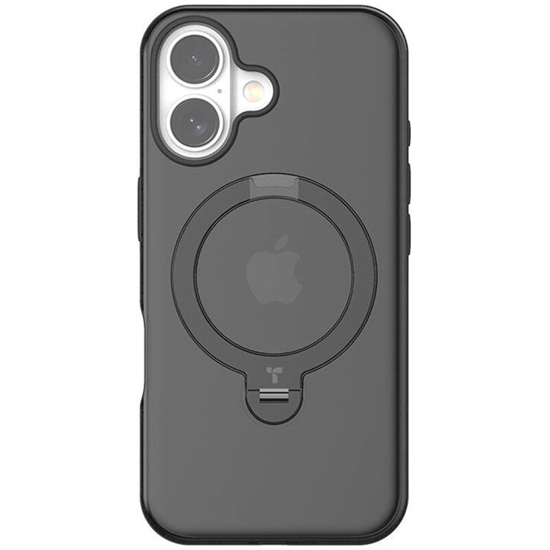 Etui TORRAS Ostand Spin do Apple iPhone 16 Plus Czarny