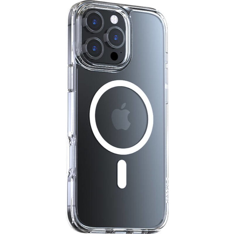 Etui TORRAS Diamond-Mag do Apple iPhone 16 Pro Transparentny