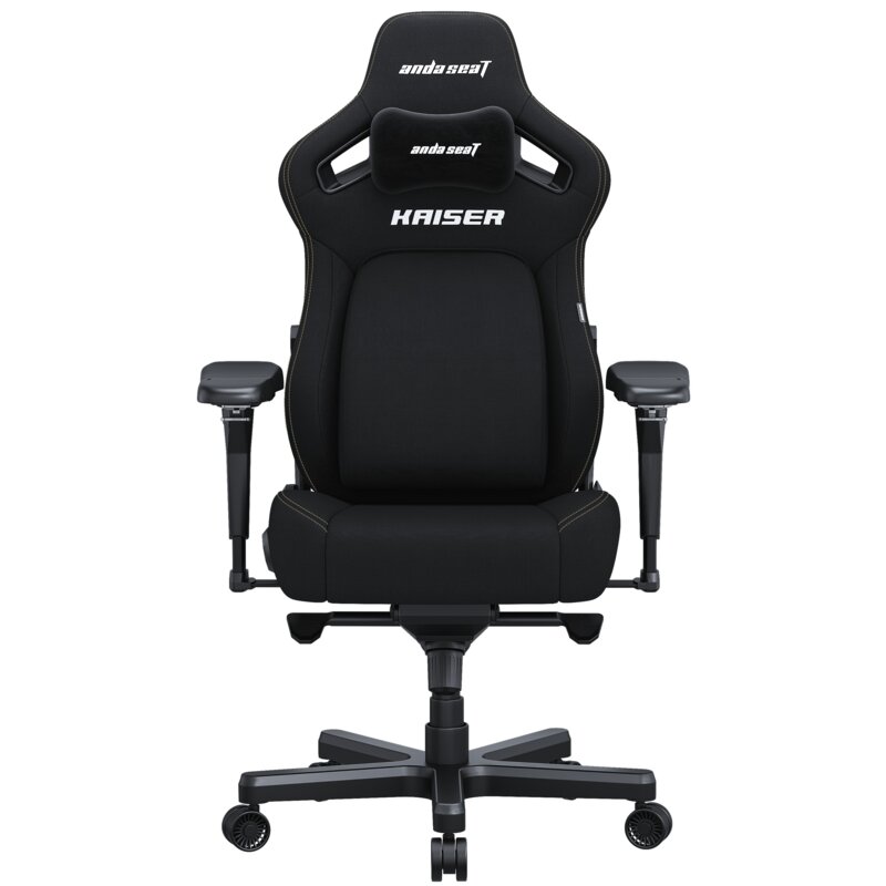 Fotel gamingowy ANDA SEAT Kaiser 4 XL Czarny (tkanina lniana)