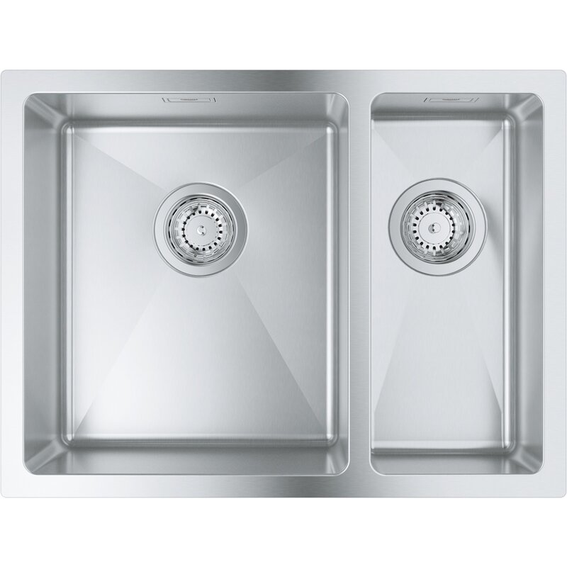 Zlewozmywak półtorakomorowy GROHE K700U 31577SD1 Stal szlachetna 45x59.5