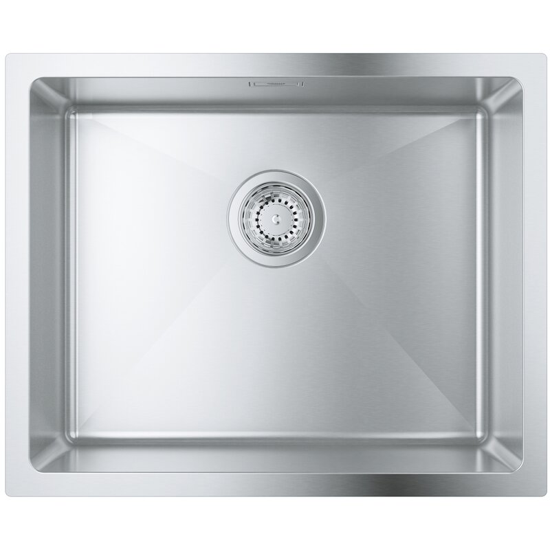 Zlewozmywak jednokomorowy GROHE K700U 31574SD1 Stalowy 45x55