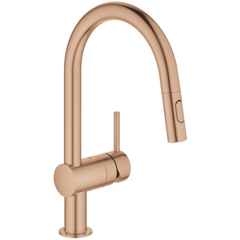 Bateria kuchenna GROHE Minta 32321DL2 Miedziane złoto
