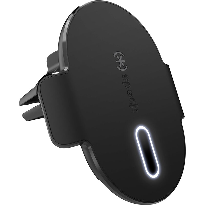 Uchwyt na telefon i smartfon SPECK Charging Vent Mount ClickLock MagSafe Czarny uchwyt samochodowy na kratkę nawiewu