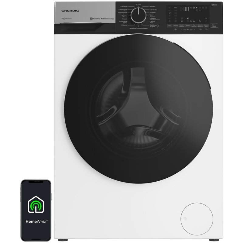 Pralka GRUNDIG GR9900 GW9P69416W 9kg 51.8cm 1400obr Sterowanie smartfonem