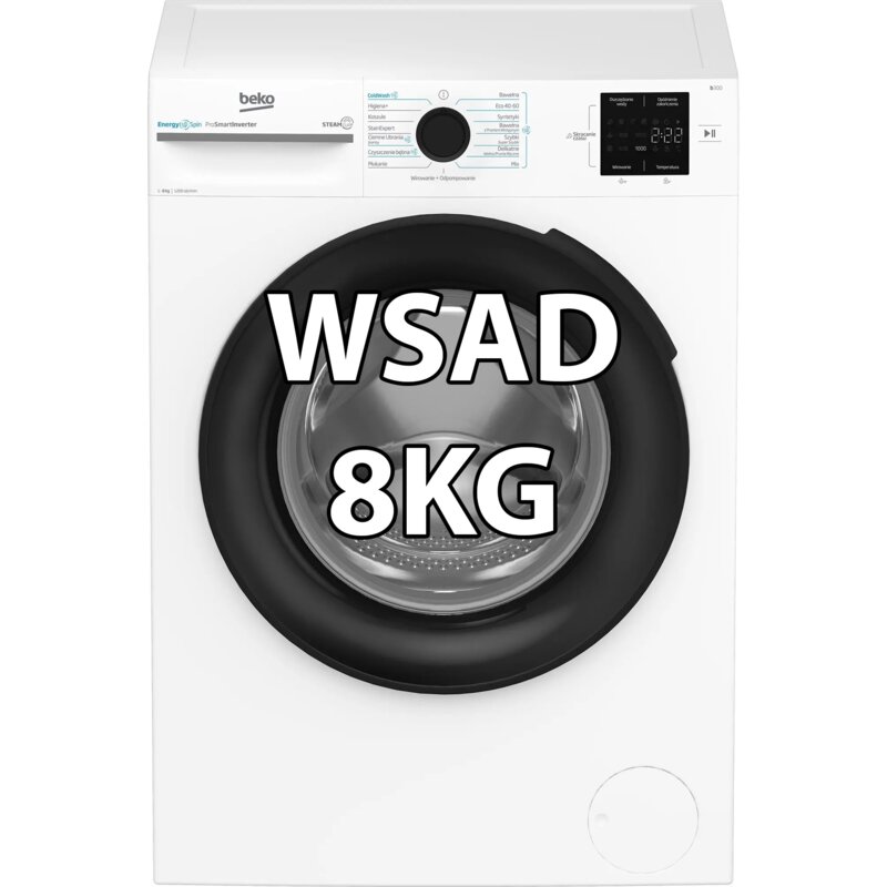 Pralka BEKO b300 BM3WFSU38215WPB 8kg 51.8cm 1200obr