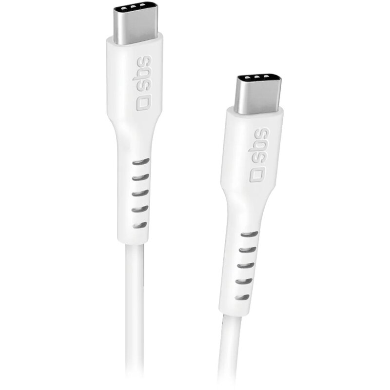 Kabel USB-C - USB-C SBS 100W 1.5 m Biały
