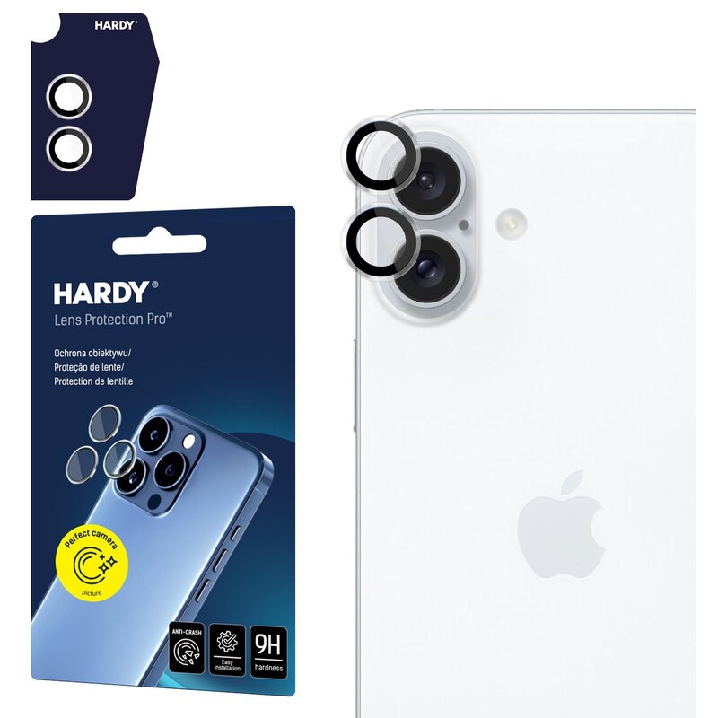3mk HARDY Lens Protection Pro Transparent do iPhone 16 / 16 Plus
