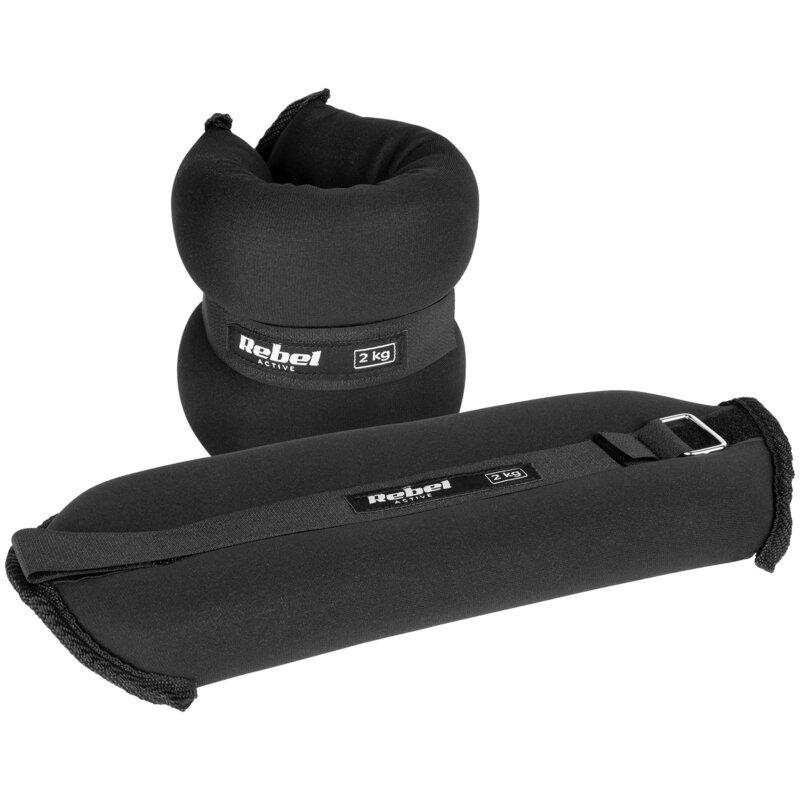 Obciążniki na ręce i kostki REBEL ACTIVE RBA-3500-2 (2 x 2 kg)