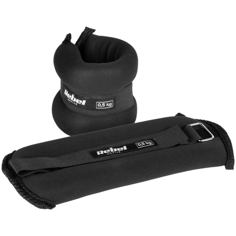 Obciążniki na ręce i kostki REBEL ACTIVE RBA-3500-0.5 (2 x 0.5 kg)