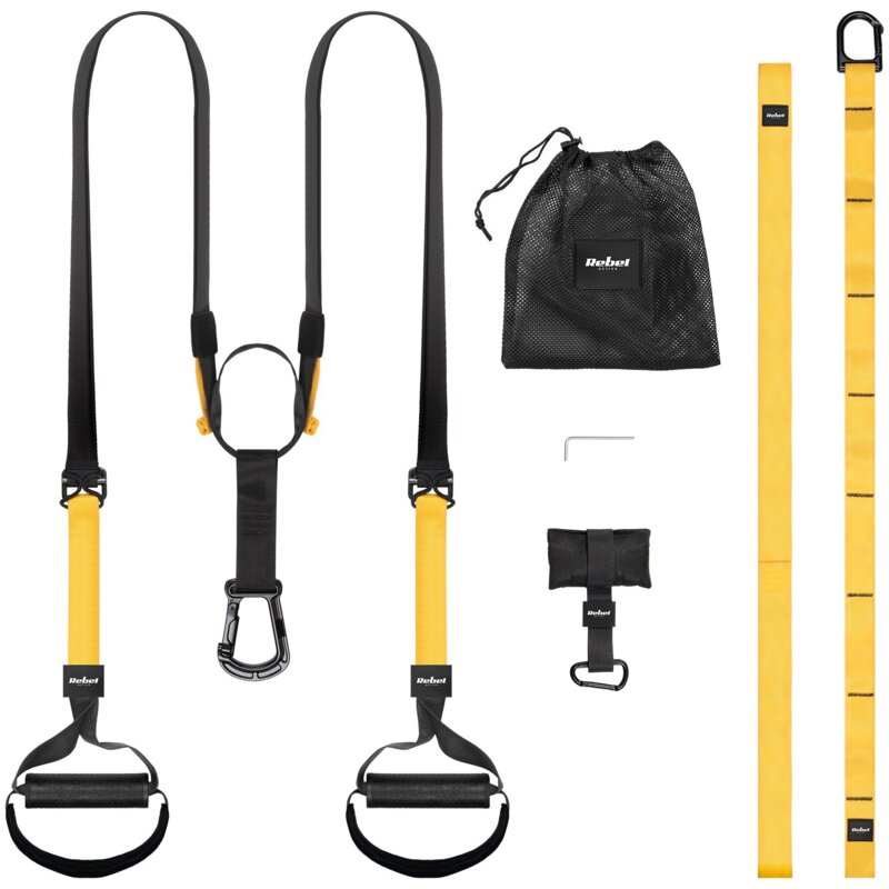 Zestaw taśm do ćwiczeń REBEL ACTIVE TRX P3-3