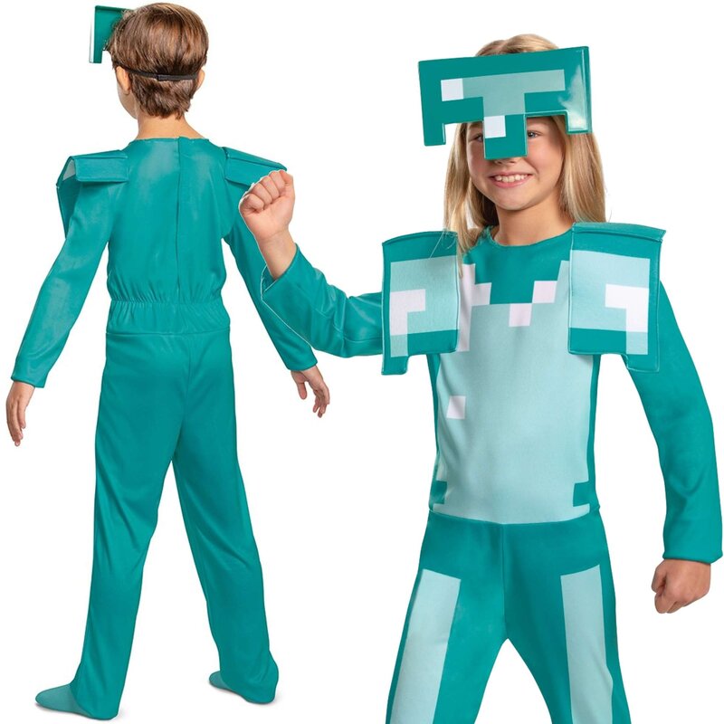 Strój karnawałowy DISGUISE Minecraft Diamentowa Zbroja 127-136 cm
