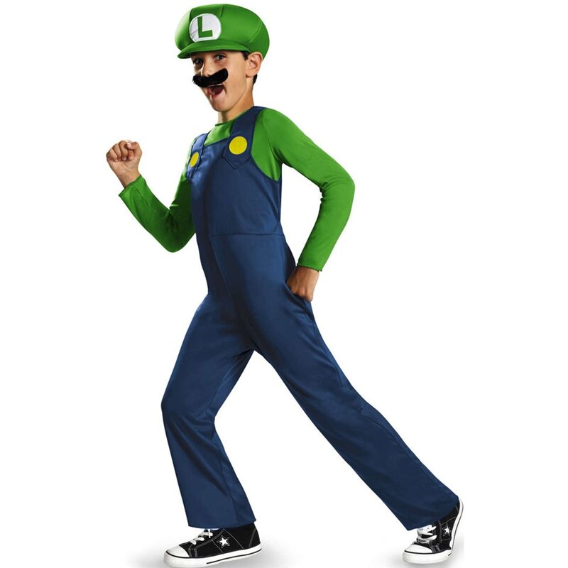 Strój karnawałowy DISGUISE Super Mario Luigi 134-146 cm
