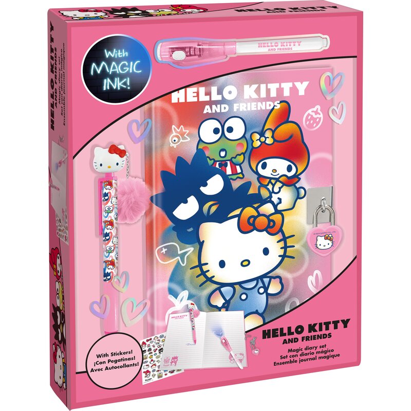 Pamiętnik KIDS EUROSWAN Hello Kitty z magicznym długopisem HK50138