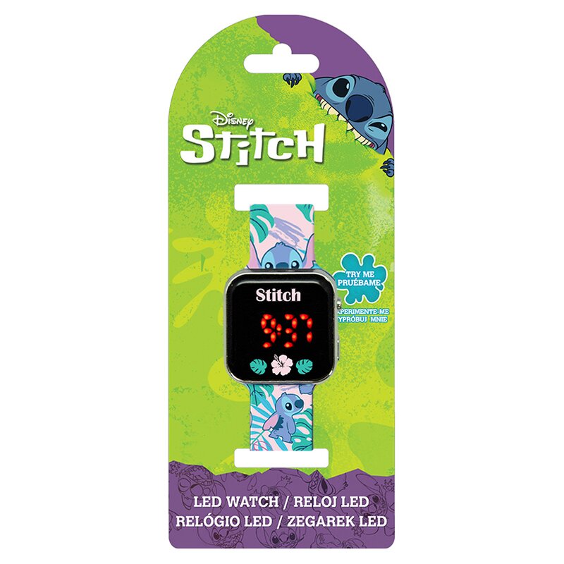 Zabawka zegarek z kalendarzem KIDS EUROSWAN Stitch LAS4091