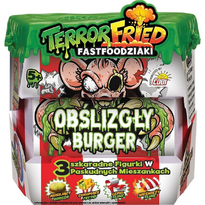 Zestaw figurek COBI Terror Fried Obślizgły burger CHA-08092