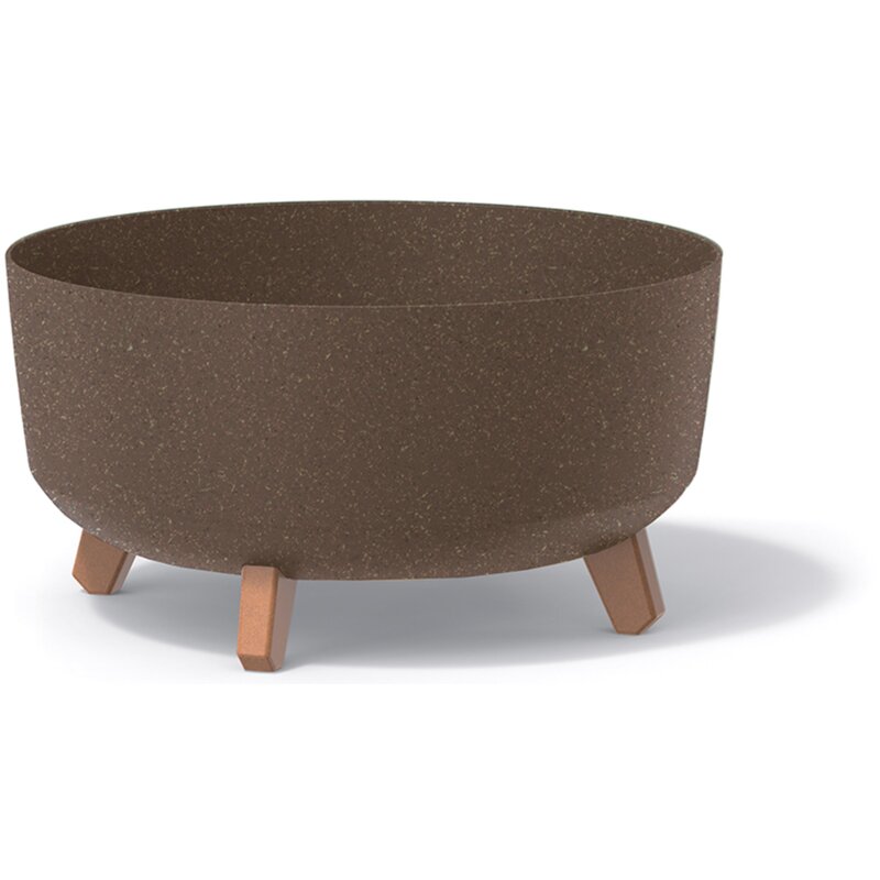 Doniczka PROSPERPLAST Gracia Low Eco Wood DGRL400LW-4625W 14.3L BrÄ zowy