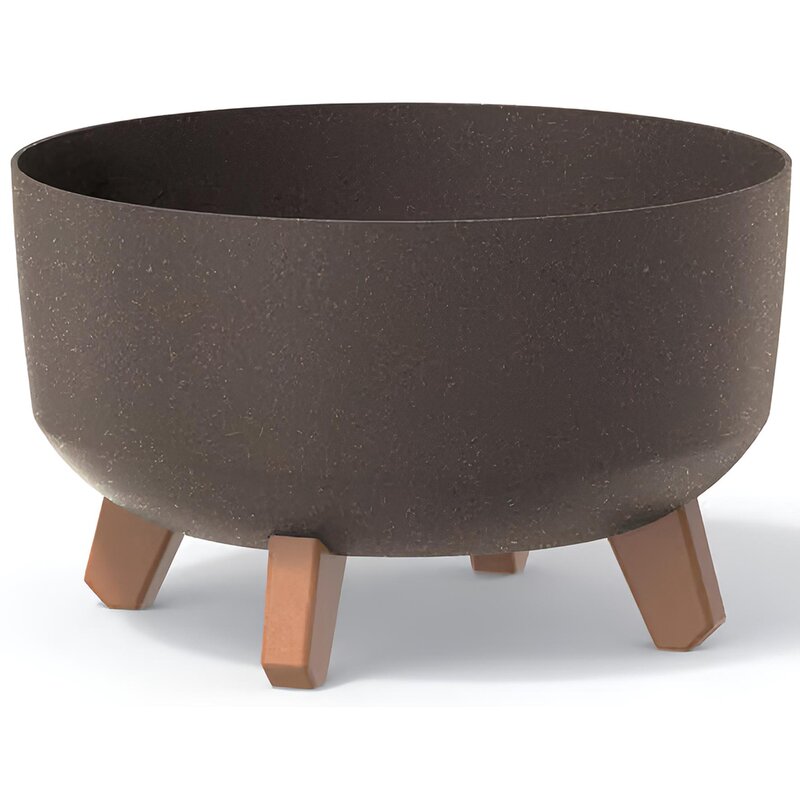 Doniczka ogrodowa PROSPERPLAST Gracia Low Eco Wood DGRL300LW-4625W 6.8L BrÄ zowy