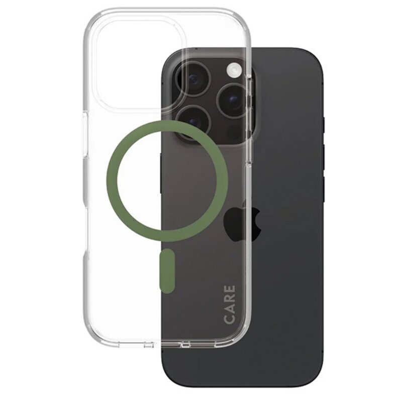 Etui PANZERGLASS Flagship MagSafe do Apple iPhone 16 Pro Przezroczysto-zielony
