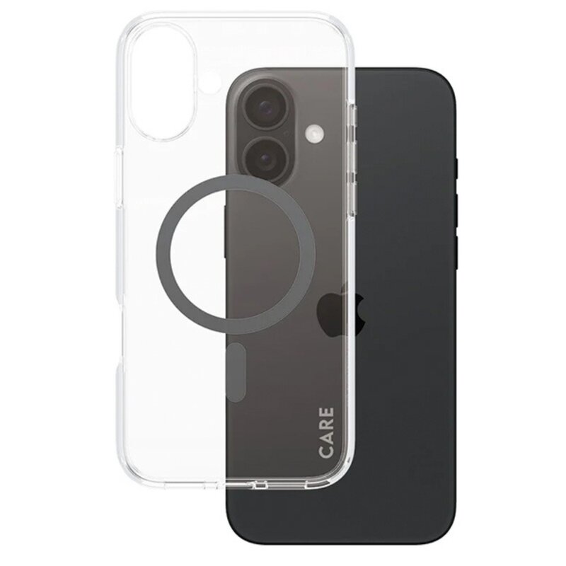 Etui PANZERGLASS Flagship MagSafe do Apple iPhone 16 Plus Przezroczysto-czarny