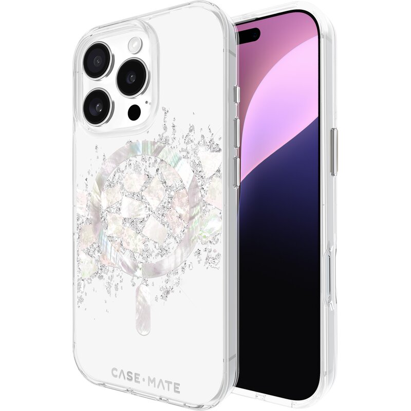 Etui CASE-MATE Karat MagSafe do Apple iPhone 16 Pro Srebrny