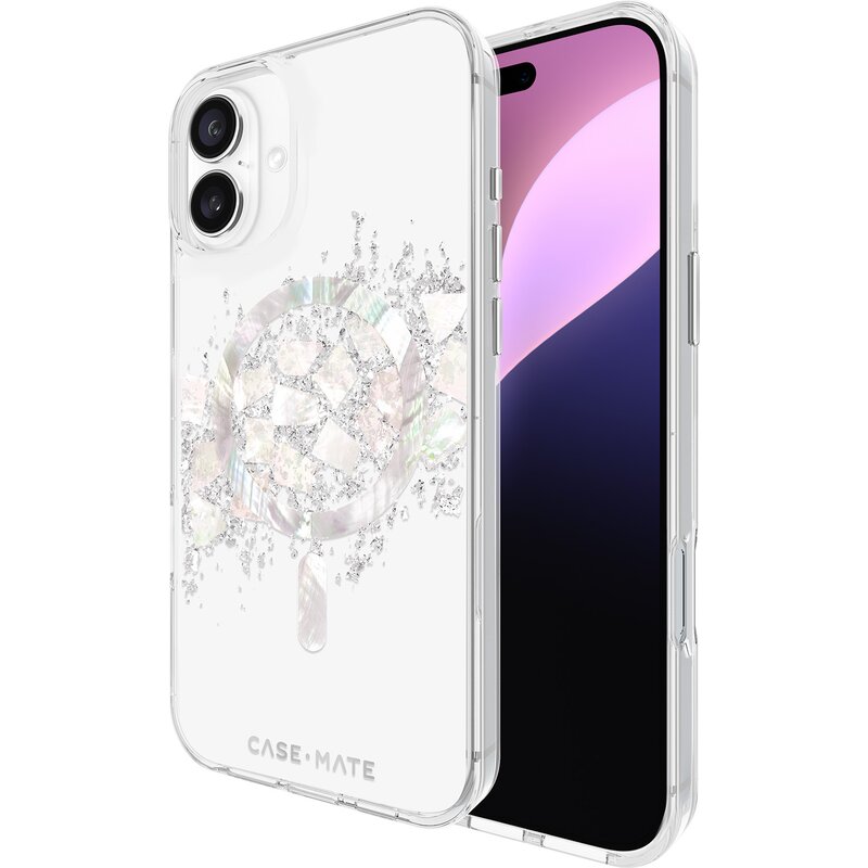 Etui CASE-MATE Karat MagSafe do Apple iPhone 16 Plus Srebrny