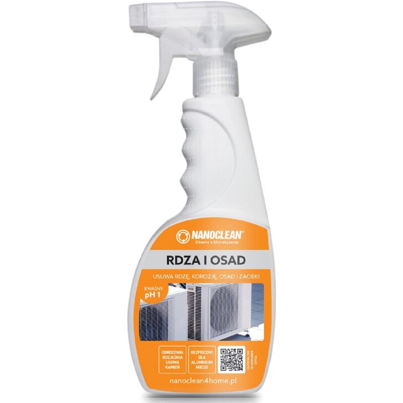 Płyn na rdzę i osady do klimatyzatorów NANOCLEAN Air 4Home NK55GT500 500 ml