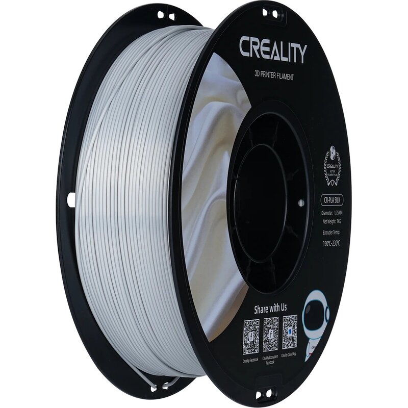 Creality CR-Silk PLA 1,75mm Srebrny